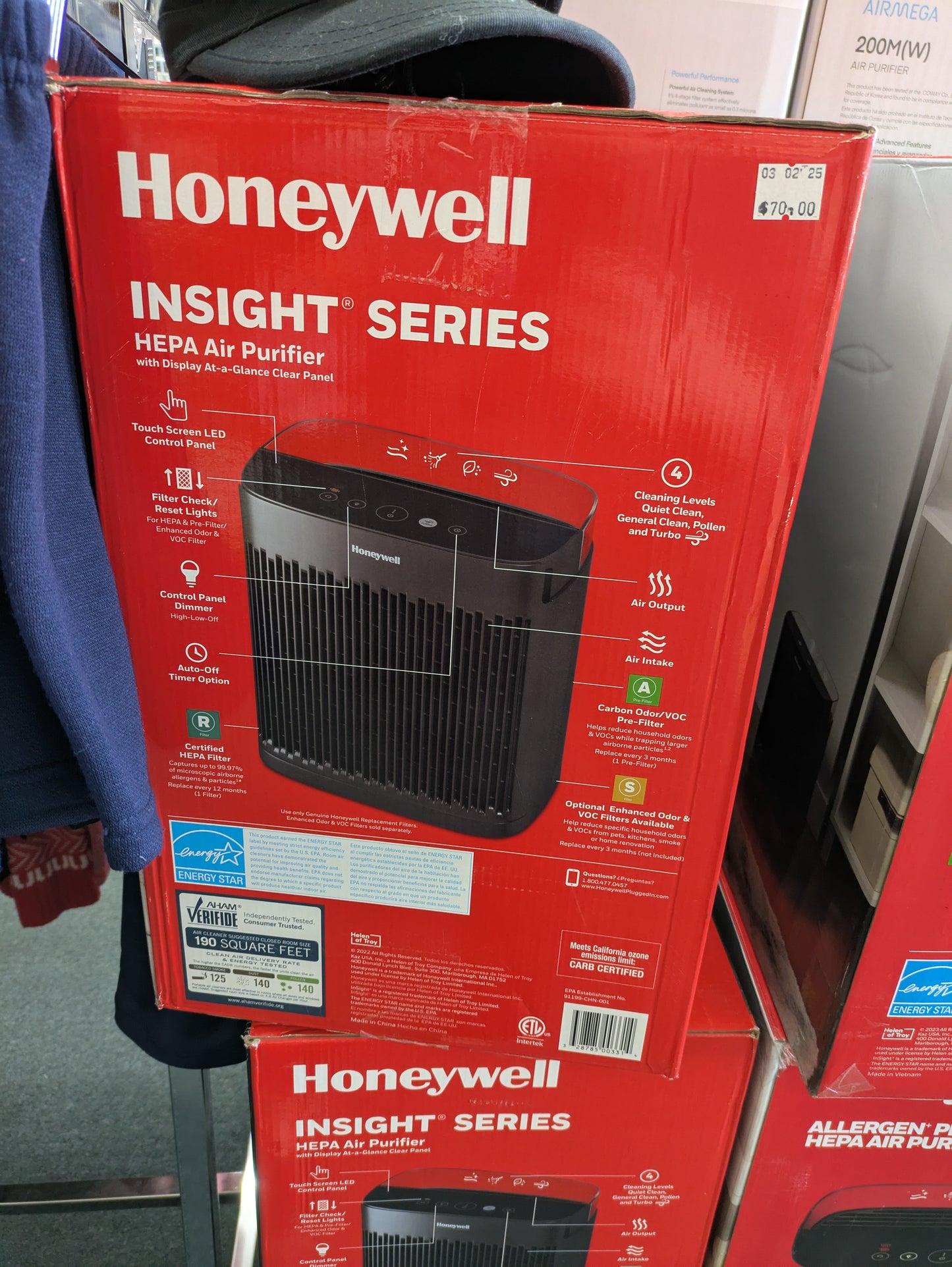 Honeywell Allergen Plus HEPA Air Purifier